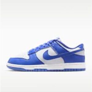 Nike Royal Blue and White Dunks Athletic Shoes Kentucky Blue